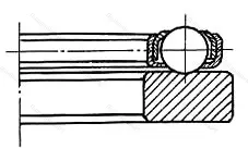Подшипник  308109 размер 45x65x10,572