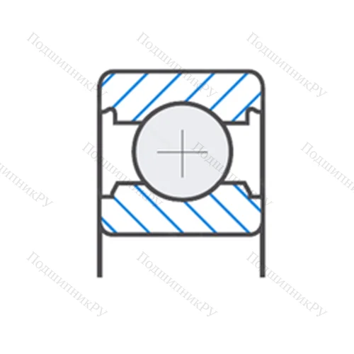 Подшипник шариковый радиальный 6207/33