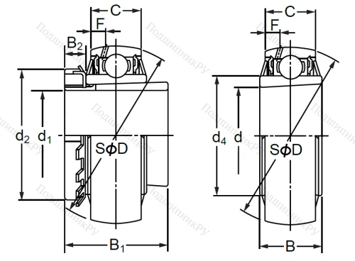 Корпусный подшипник UK 310 в Воронеже
