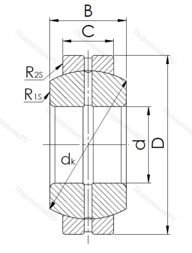 Шарнирный подшипник GE 45 ES в Воронеже