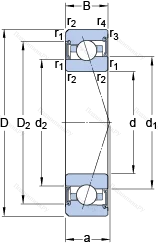 Подшипник S 7020 ACE/HCP 4A в Воронеже Подшипник S 7020 ACE/HCP 4A в Воронеже