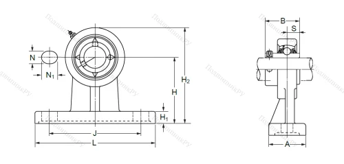 Подшипниковый узел UCPH 208 (UCHP 208) в Воронеже