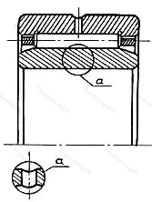Подшипник  ИКВ45х55х16 размер 45x55x16