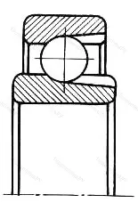 Модификация подшипника 6-900803П размер 17x26x6/7 от производителя  ГПЗ-2