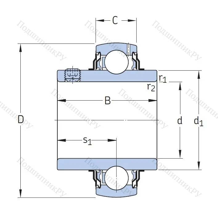 Корпусный подшипник YAR 207-2F в Воронеже