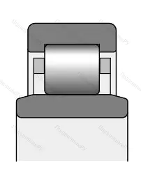 Модификация подшипника 6-2672934Р4У размер 170x230x33/36