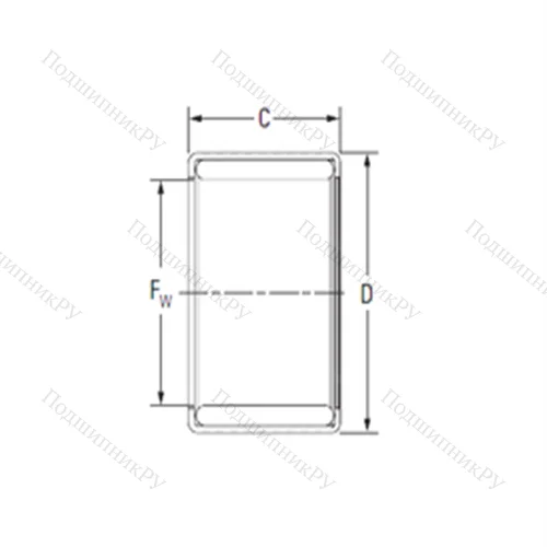 Подшипник игольчатый радиальный Y 136