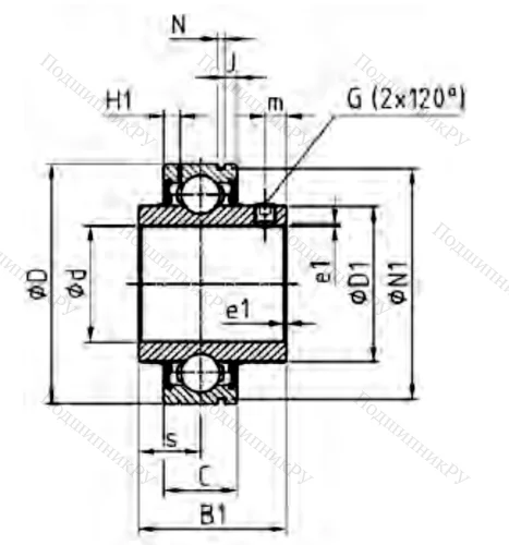 Корпусный подшипник CUC 205-16 в Воронеже Корпусный подшипник CUC 205-16 в Воронеже