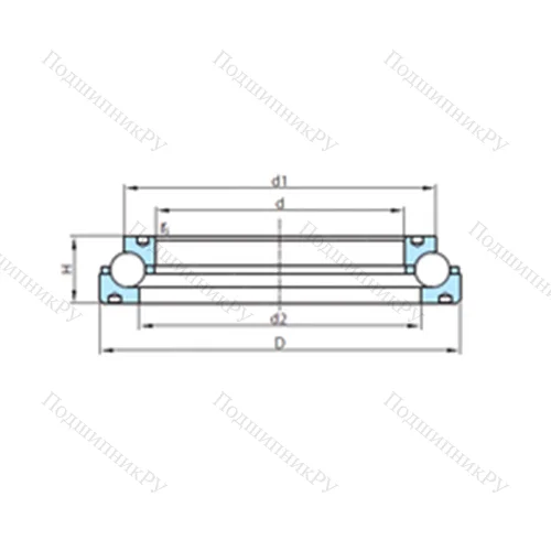 Подшипник шариковый радиально-упорный PSL 212-301