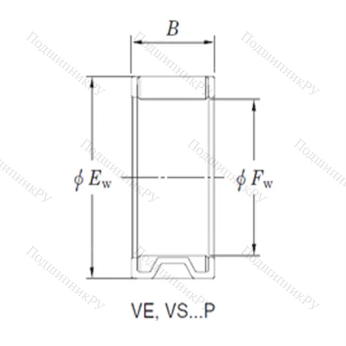 Подшипник игольчатый радиальный 35VS 4320BP
