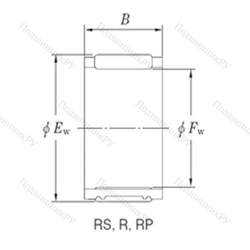 Подшипник игольчатый радиальный 37R 4222