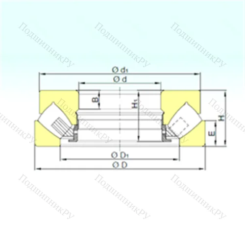 Подшипник роликовый упорно-радиальный 294/1060 M