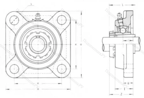 Подшипниковый узел UKF 211 в Воронеже