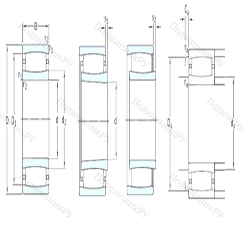 Подшипник роликовый тороидальный C 39/1180MB от производителя  SKF Подшипник роликовый тороидальный C 39/1180MB от производителя  SKF