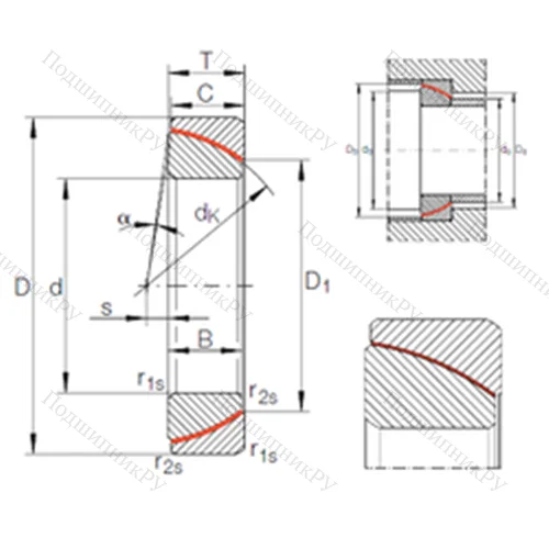Подшипник скольжения сферический