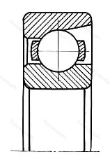 Подшипник  2836083 размер 3x7x2,5 от производителя  ГПЗ-31