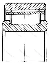 Подшипник  954912 размер 60,25x120x58/60 от производителя  ГПЗ-10
