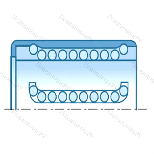 Подшипник шариковый линейный KH 4060LL