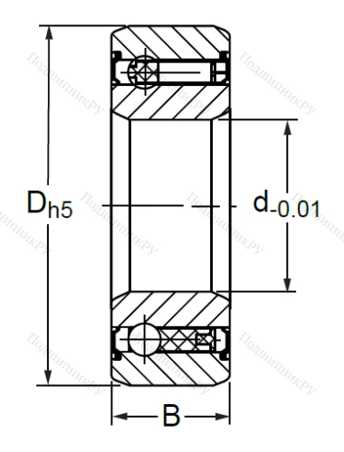 Подшипник обгонной муфты  CSK 30 2RS в Воронеже