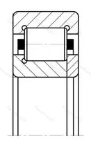 Подшипник  92218 (NUP 218) размер 90x160x30 от производителя  ГПЗ-4 Подшипник  92218 (NUP 218) размер 90x160x30 от производителя  ГПЗ-4