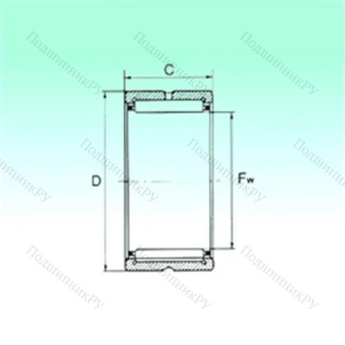Подшипник игольчатый радиальный NK 15/16