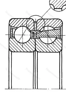 Модификация подшипника 3286848Д размер 240x300x45