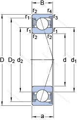 Подшипник S 71930 ACD/HCP 4A в Воронеже Подшипник S 71930 ACD/HCP 4A в Воронеже