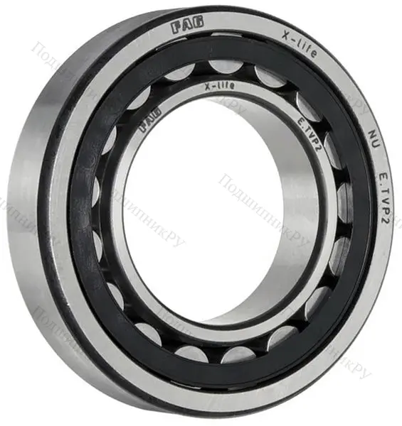 Роликовый цилиндрический подшипник NU 208 E XL TVP 2