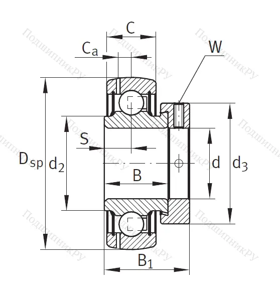 Корпусный подшипник