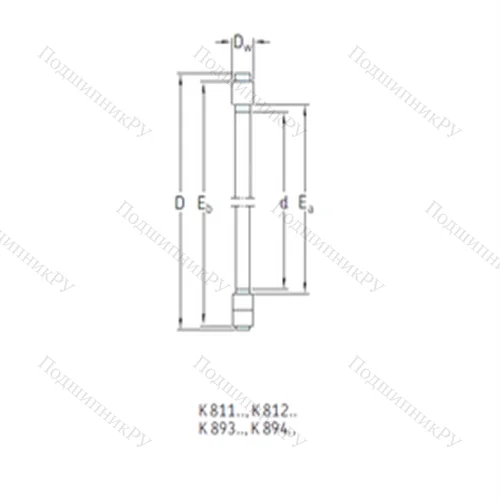 Подшипник роликовый упорный K 81115TN от производителя  SKF Подшипник роликовый упорный K 81115TN от производителя  SKF