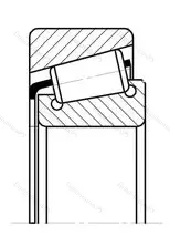Модификация подшипника 7513А размер 65x120x32,75 ГПЗ-15