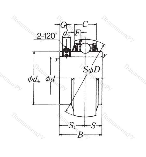 Корпусный подшипник