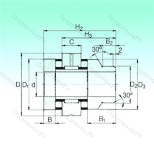 Подшипник комбинированный ZARN 90180 L TN от производителя  NBS Подшипник комбинированный ZARN 90180 L TN от производителя  NBS