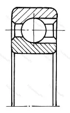 Подшипник  370208 размер 40x80x18