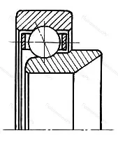 Подшипник  226706 размер 30x62x26 от производителя  ГПЗ-1