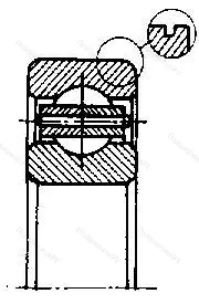 Подшипник  7601/2,5 размер 2,5x8x2,8 от производителя  ГПЗ-200 Подшипник  7601/2,5 размер 2,5x8x2,8 от производителя  ГПЗ-200