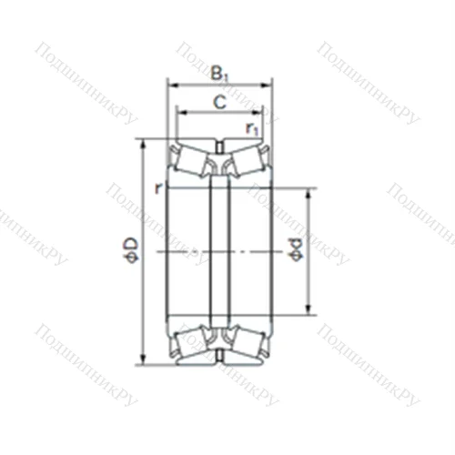 Подшипник роликовый радиально-упорный 140KBE 130