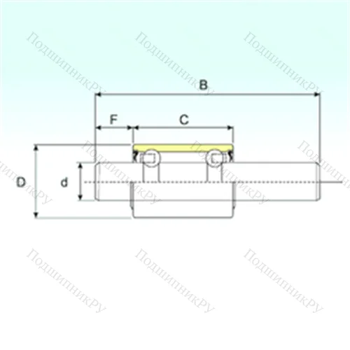 Подшипник шариковый радиальный WB 1630113