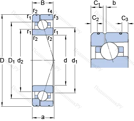 Подшипник 7019 CE/P 4AL 1 в Воронеже Подшипник 7019 CE/P 4AL 1 в Воронеже
