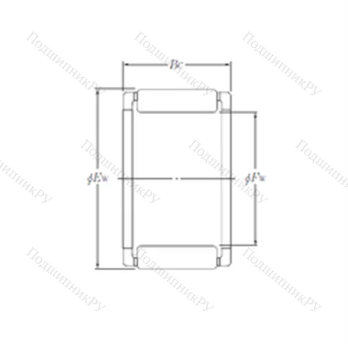 Подшипник игольчатый радиальный PK 32?43?22.4X