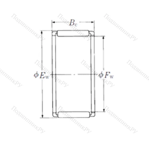 Подшипник игольчатый радиальный WJ-445016