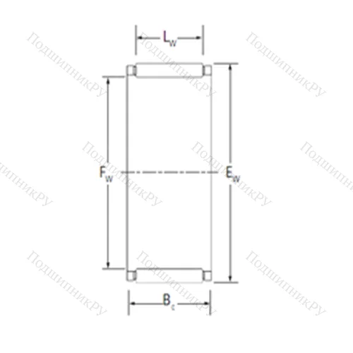 Подшипник игольчатый радиальный K 10X 14X 10SE
