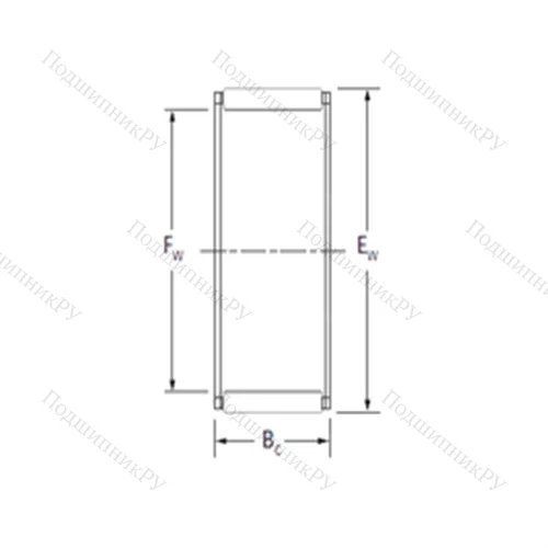 Подшипник игольчатый радиальный RFU 313624A