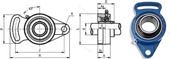Подшипниковый узел UCFA 201