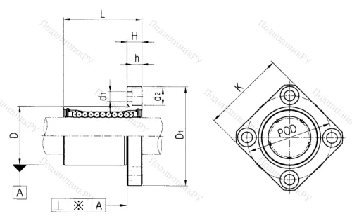 Подшипник LMK 12 UU в Воронеже