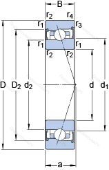 Подшипник S 7017 CB/HCP 4A в Воронеже