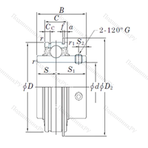 Подшипник шариковый радиальный ER 206-20
