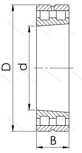 Двухрядный роликовый подшипник 3182112 Л (NN 3012 MK) в Воронеже