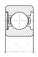 Подшипник  6208-Z (60208) размер 40x80x18 от производителя  SKF