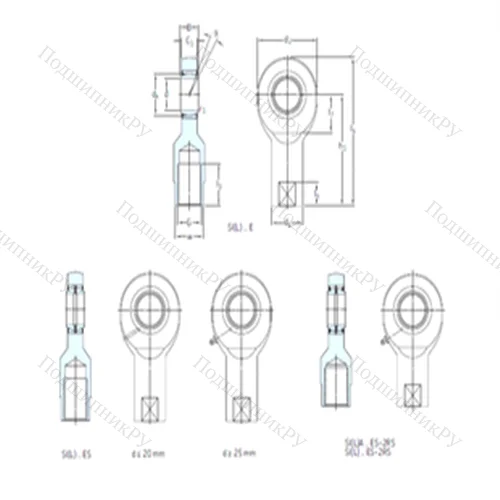 Подшипник скольжения сферический SI 80ES-2RS